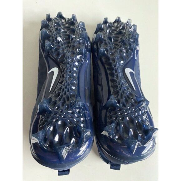 Nike Alpha Menace Pro 2 MID Football Cleats Midnight Navy BV3945-404 Men’s Sz 15 - Picture 9 of 10